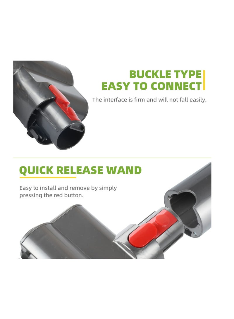 SYOSI, Motorized Tool Brush Head for Dyson V7 V8 V10 V11 V15 Cordless Vacuum Cleaners, Quick Release Mini Motorhead Vacuum Cleaner Head Replacement Parts - Image 5