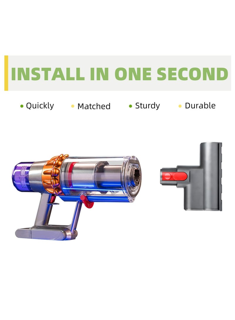 SYOSI, Motorized Tool Brush Head for Dyson V7 V8 V10 V11 V15 Cordless Vacuum Cleaners, Quick Release Mini Motorhead Vacuum Cleaner Head Replacement Parts - Image 3