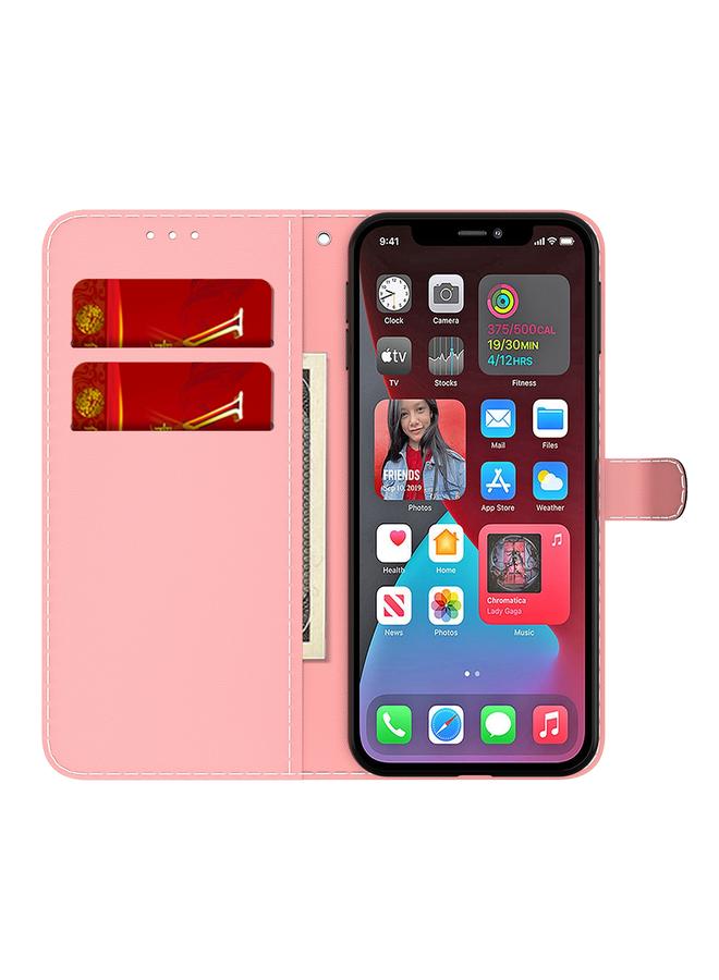 S-TOP Case For iPhone 12 Pro Max Watercolor Pattern Horizontal Flip Leather Case with Holder & Card Slot & Wallet - Image 4