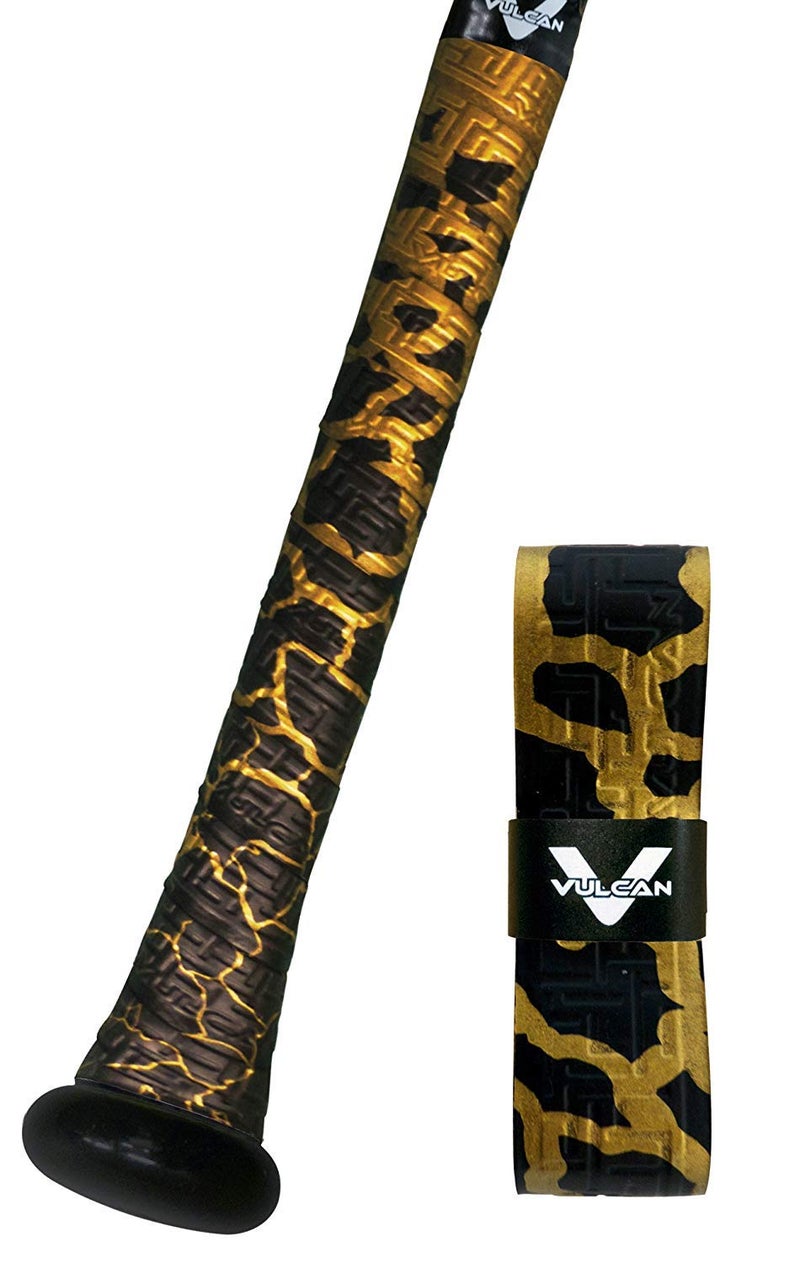 Vulcan | 1.00mm Bat Grip | Baseball/Softball | Breaking Gold - Image 1