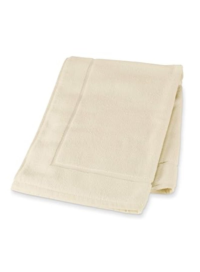 TM HOME Luxury Hotel Bath Mat – 100% Natural Cotton – Off-White Color – 50×80 cm – Ultra-Soft, Highly Absorbent & Quick-Dry Premium Quality for Home & Hotels - Image 3