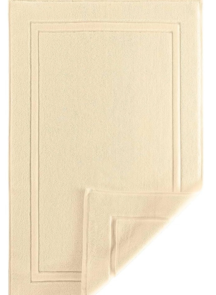 TM HOME Luxury Hotel Bath Mat – 100% Natural Cotton – Off-White Color – 50×80 cm – Ultra-Soft, Highly Absorbent & Quick-Dry Premium Quality for Home & Hotels - Image 1