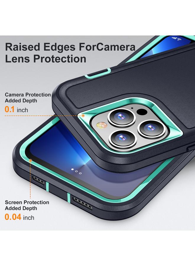 Zaboon Case For iPhone 12 / 12 Pro 3 in 1 Rugged Holder Phone Case - Image 5