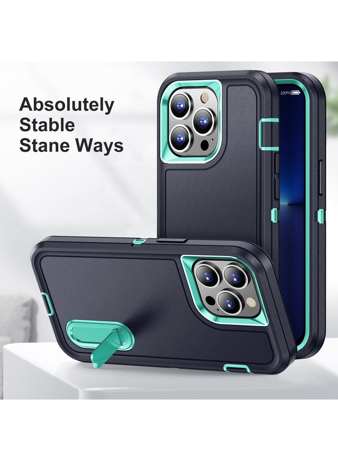 Zaboon Case For iPhone 12 / 12 Pro 3 in 1 Rugged Holder Phone Case - Image 2