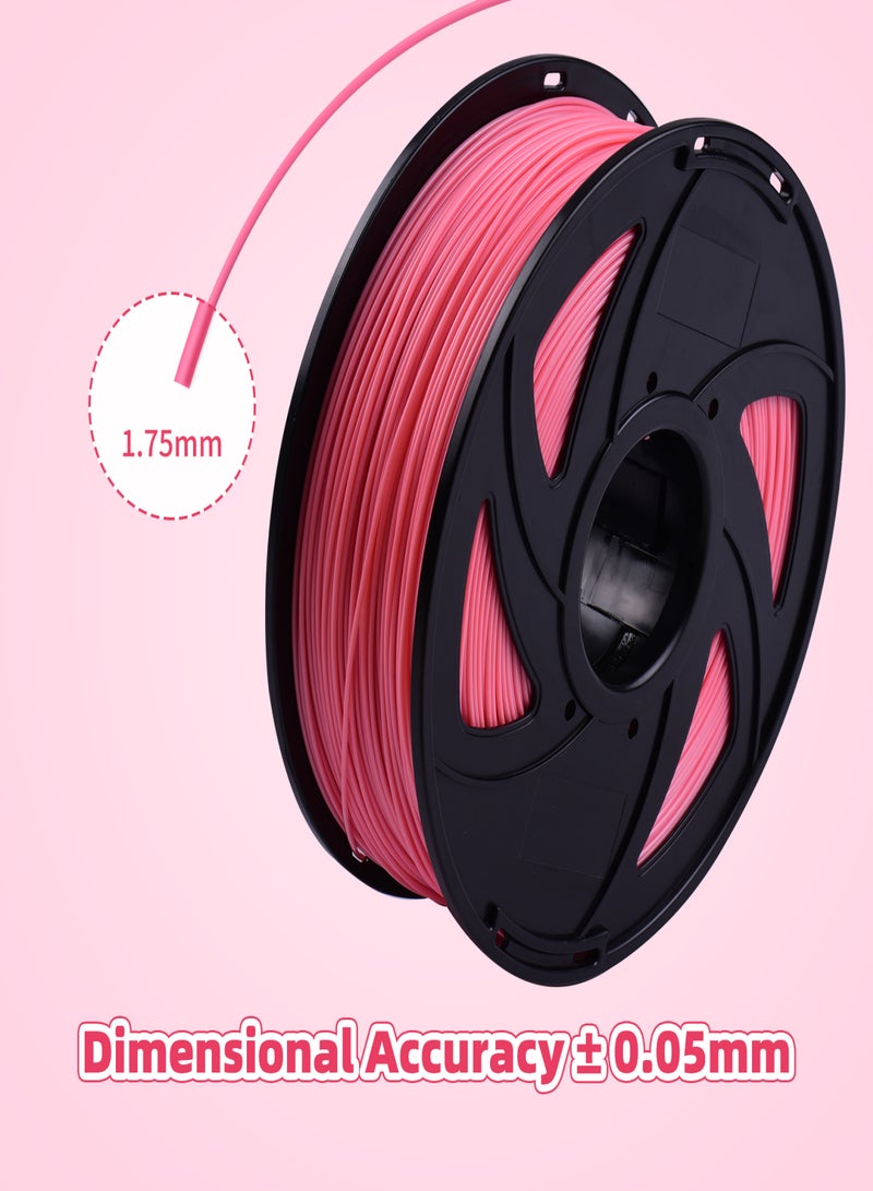 3D Printer PETG Filament 1.75mm 1kg/2.2lbs Spool Filament Vacuum Sealed for Most FDM 3D Printer, Transparent - Image 2