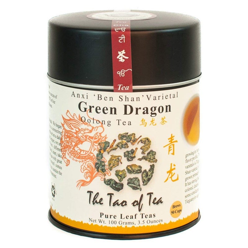The Tao of Tea, Green Dragon Oolong Tea, Loose Leaf, 3.5 Ounce Tin - Image 1