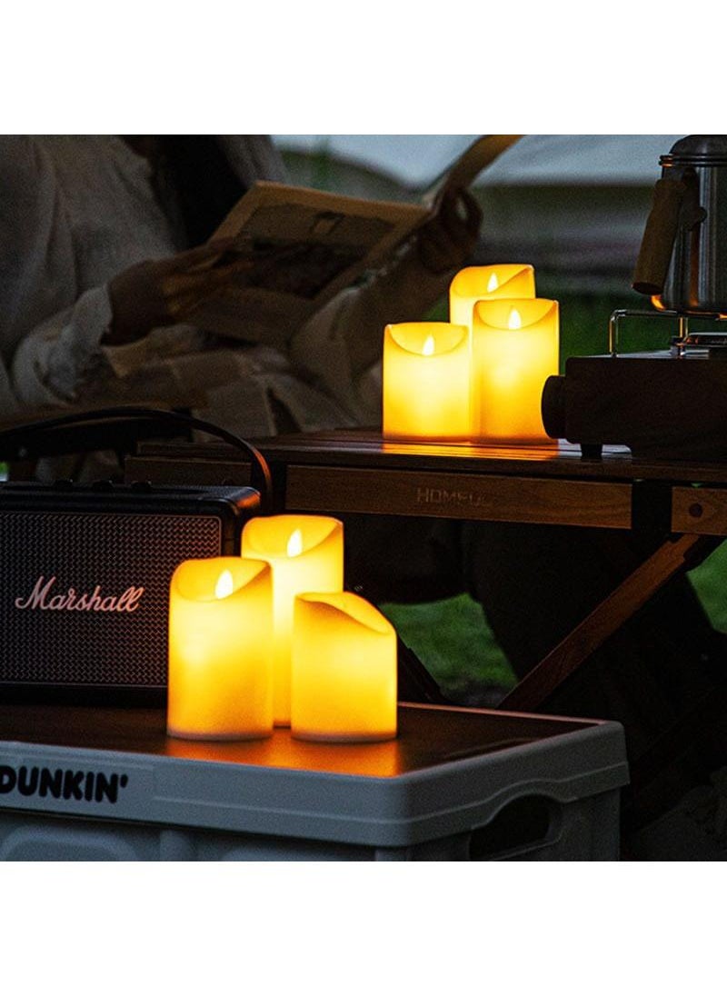 Y&D 5 Piece Set Outdoor Camping Tent Bar Atmosphere Battery Candle Light  - Image 5