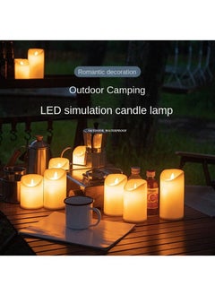 Y&D 5 Piece Set Outdoor Camping Tent Bar Atmosphere Battery Candle Light  - Image 4