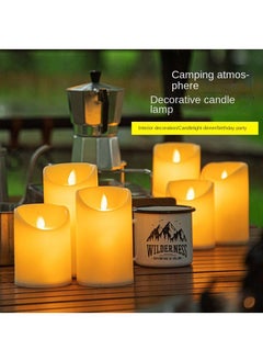 Y&D 5 Piece Set Outdoor Camping Tent Bar Atmosphere Battery Candle Light  - Image 3