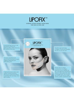 LIPOFIX Double Chin Intense Contour Fit Define Double Layer Mask Lipofix 5 Masks  - Image 5