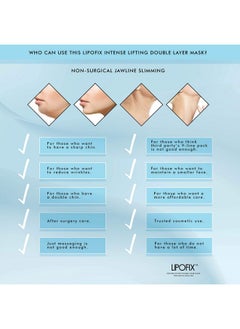 LIPOFIX Double Chin Intense Contour Fit Define Double Layer Mask Lipofix 5 Masks  - Image 3