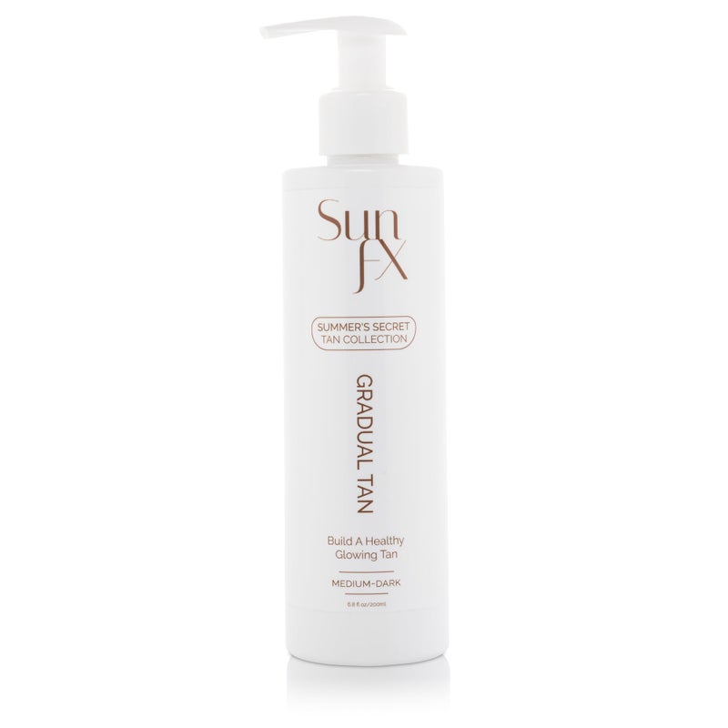 sunfx SunFX Gradual Tan Body Lotion Self Tanner  Hydrating Tan Extender Moisturizer No Odor  Build your Glow from Sunkissed to Dark  Cruelty and Toxic Free Enriched with Aloe  Vit A  E 200ml68 fl oz 