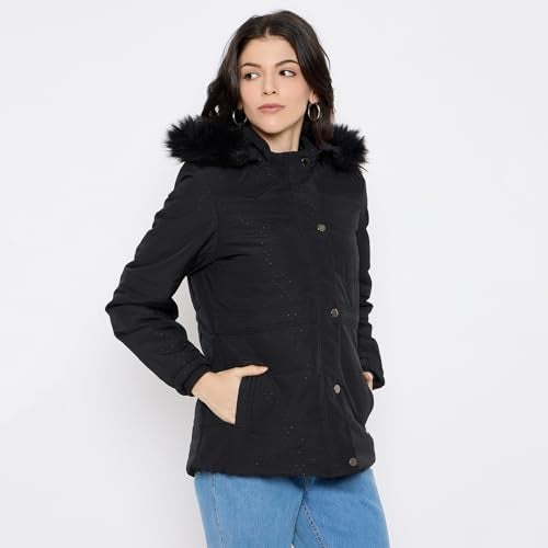 Duke Stardust Women Full Sleeve Printed Jacket (SDZ4138_Black_M) - Image 2