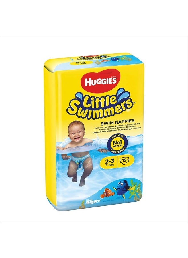 Huggies - Huggies Little Swimmers Disposable Swim Diapers, X-Small (7lb-18lb.), 12-Count - Image 1