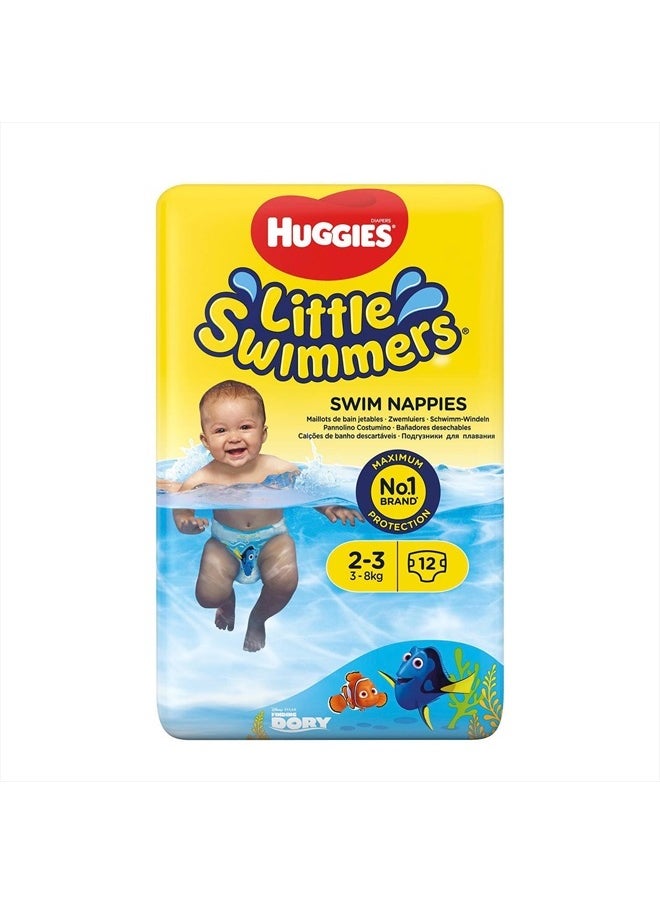 Huggies - Huggies Little Swimmers Disposable Swim Diapers, X-Small (7lb-18lb.), 12-Count - Image 1