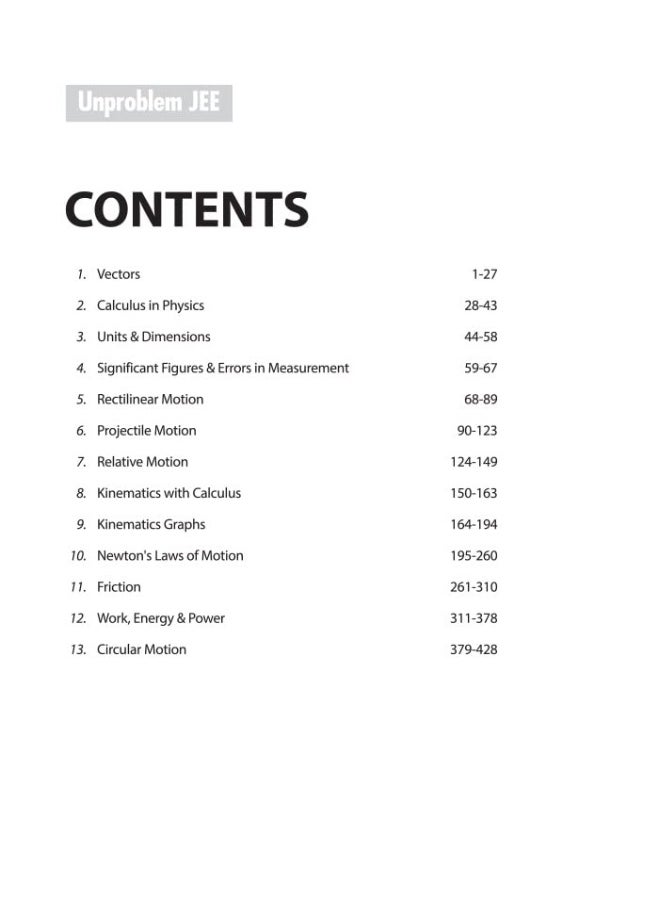 Arihant Publication India Limited Unproblem JEE Mechanics 1 JEE Mains & Advanced  - Image 3