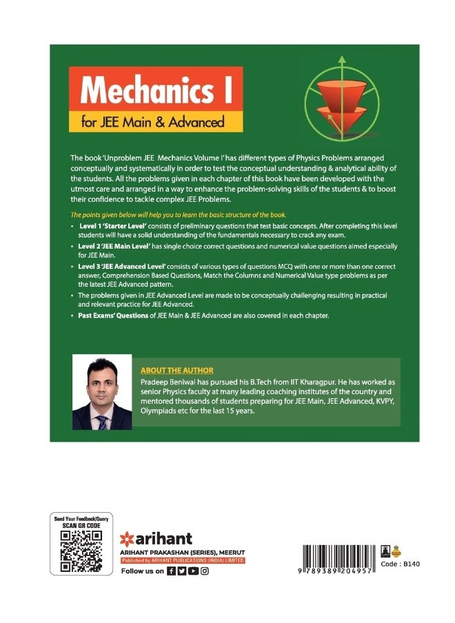 Arihant Publication India Limited Unproblem JEE Mechanics 1 JEE Mains & Advanced  - Image 2