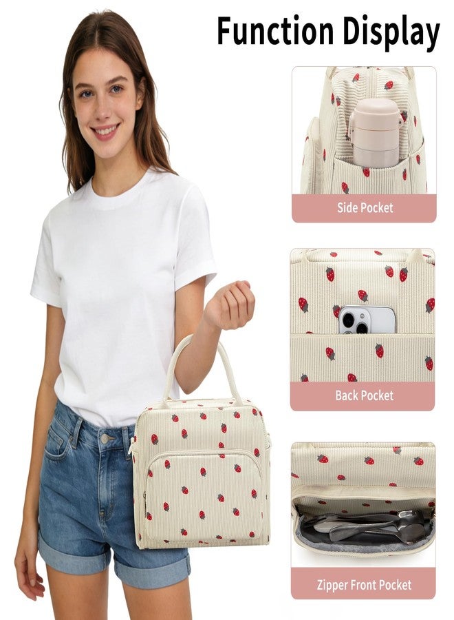 GASSDA Lunch Box for Women Insulated Lunch Bag Women Adult Cute Lunch Bags Reusable Lunchbox Cooler Tote Bag Leakproof for Work Office Picnic - Image 4