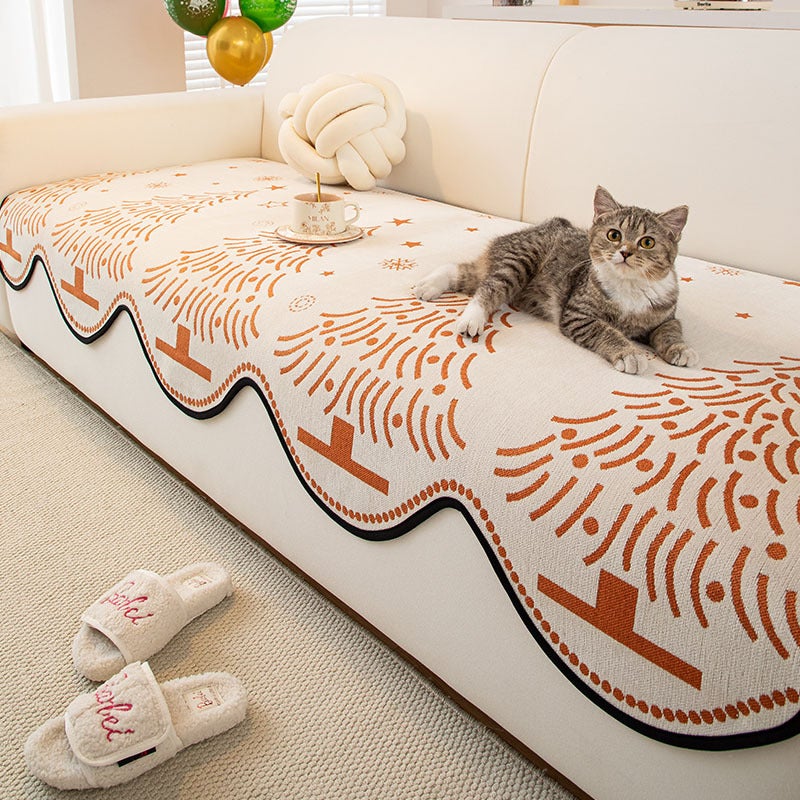 Sofa Cushion For All Seasons Model Light Luxury High-End Non-Slip Seat Cushion Sofa Cover Cloth Towel - Image 3