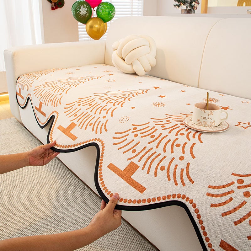 Sofa Cushion For All Seasons Model Light Luxury High-End Non-Slip Seat Cushion Sofa Cover Cloth Towel - Image 4