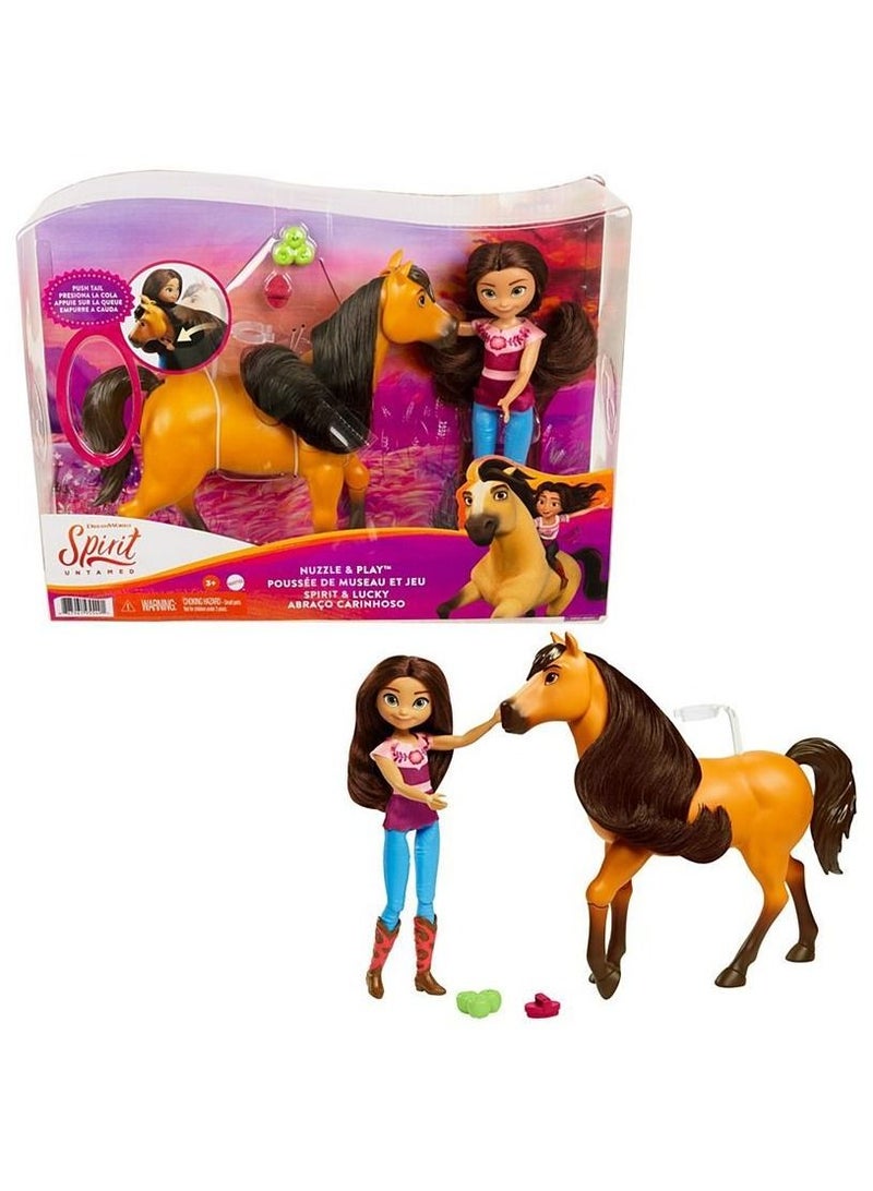 Barbie Mattel Spirit and Lucky Nurturing Hug Figure  - Image 1
