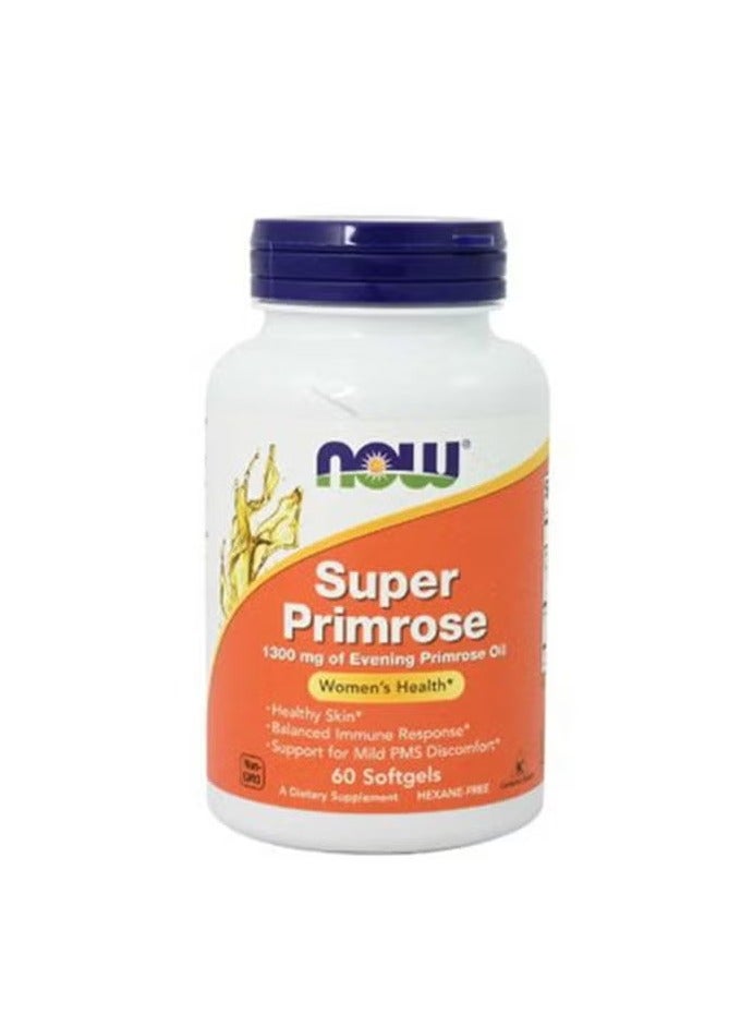 now Super Primrose 1300mg 60 Softgels