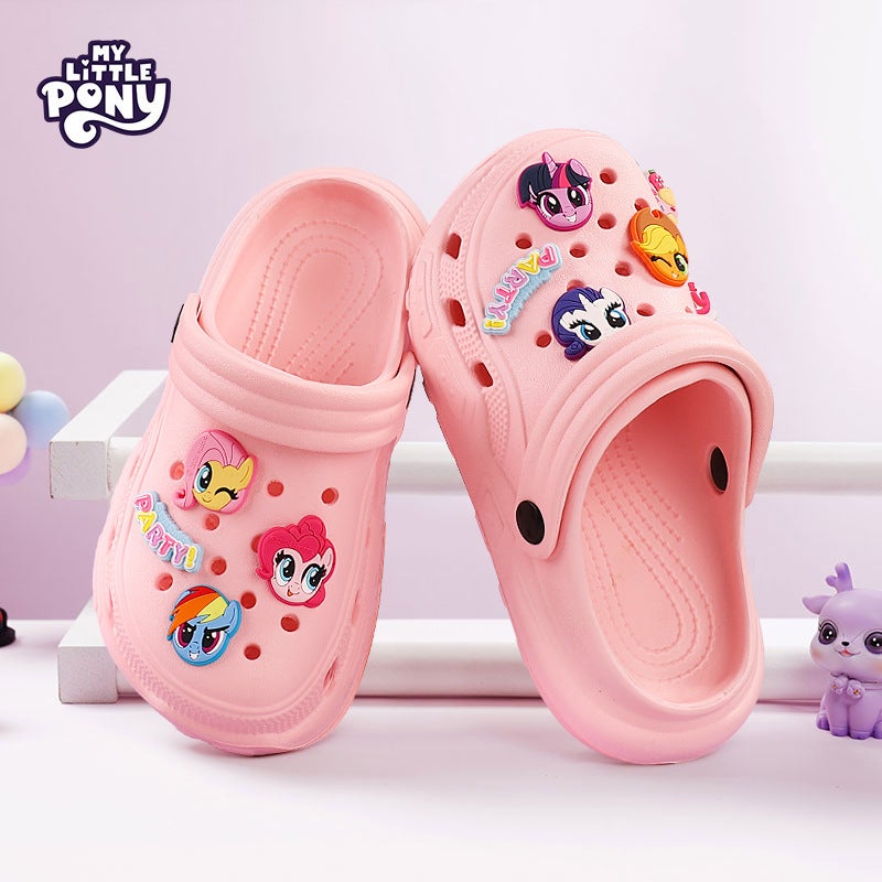Capibala Summer Ins Net Red Parent-Child Hole Shoes Eva Soft Bottom Slippers Indoor And Outdoor Beach Shoes A Generation Of Hair - Image 1