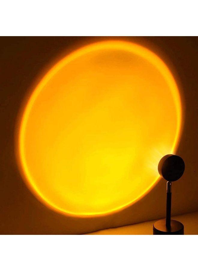 ضوء ليلي رومانسي بتأثير غروب الشمس الذهبي - Image 4