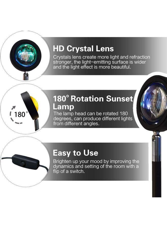 ضوء ليلي رومانسي بتأثير غروب الشمس الذهبي - Image 5