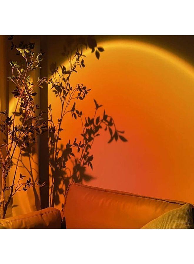 ضوء ليلي رومانسي بتأثير غروب الشمس الذهبي - Image 2