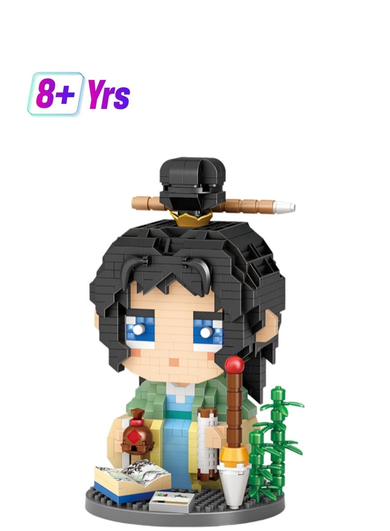 Universal 880 Pieces Of Anime Style Boy Model Set Assembly Building Blocks Creative Diy Assembly Toys Children Adult Home Furnishings - Image 1