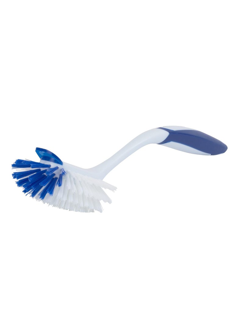 Dawn - Dawn Radial Head Kitchen Brush, Blue & White - Image 1