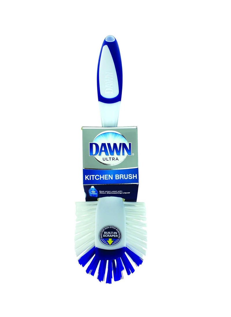 Dawn - Dawn Radial Head Kitchen Brush, Blue & White - Image 1