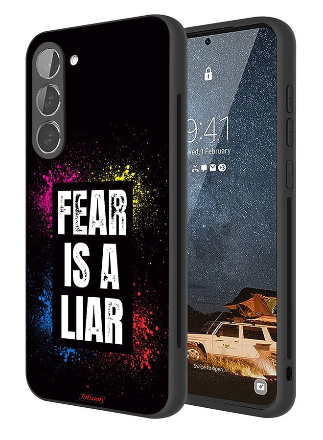 Tolwak Samsung Galaxy S23 5G Protective Case Cover Fear Is A Liar - Image 1