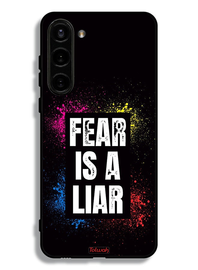 Tolwak Samsung Galaxy S23 5G Protective Case Cover Fear Is A Liar - Image 3