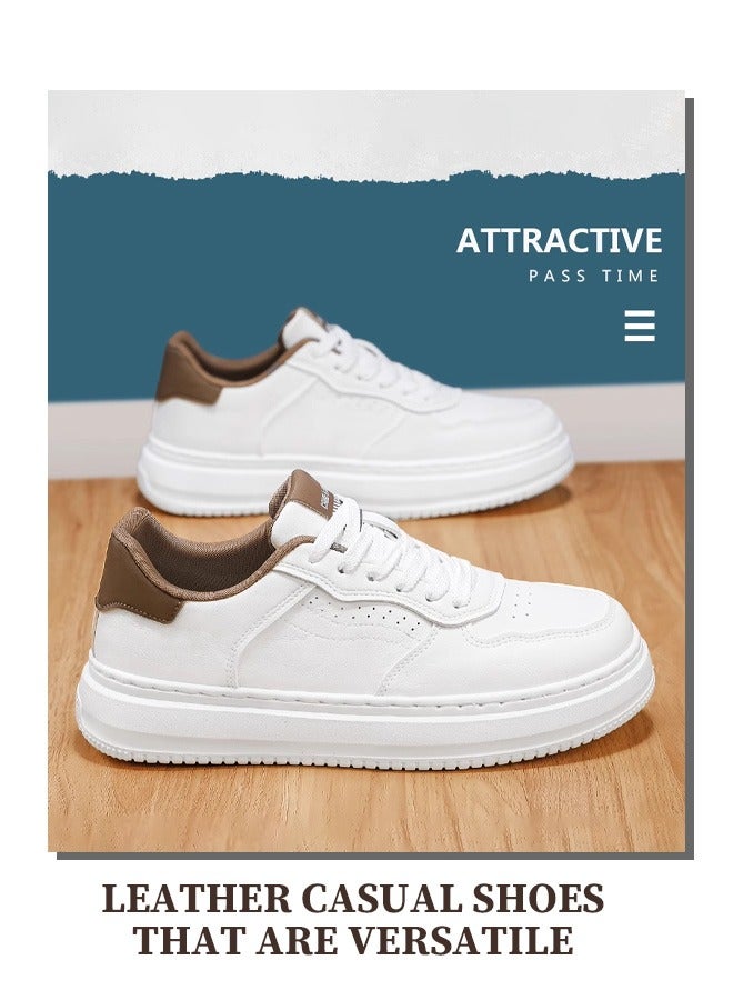 The new men's stylish casual leather sneakers, comfortable leather casual shoes for men that won't feel stuffy, and a timeless design suitable for all men.  - Image 4