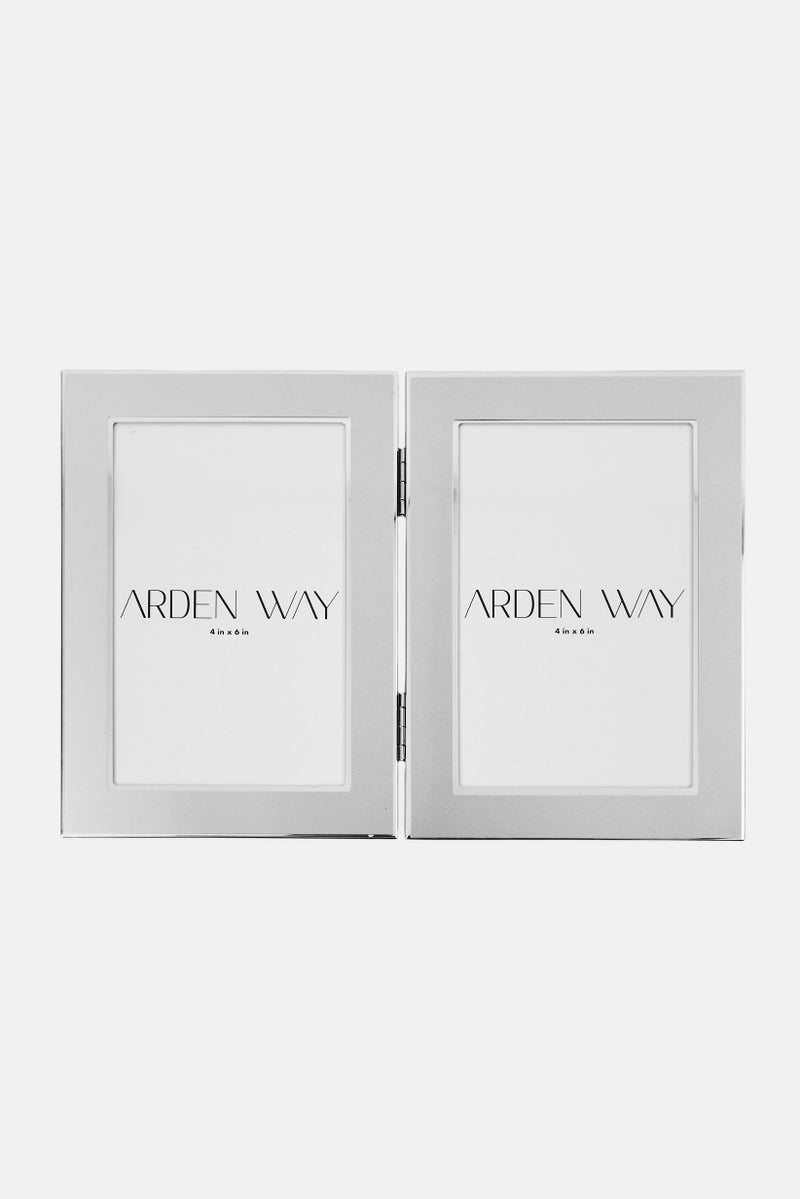 Bluestone Decor Photo Book Frame, Silver - Image 1