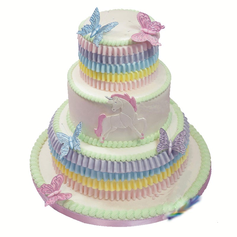 HengKe 2 Pieces Border Silicone Fondant Baking Cake Moldes,Pleated lace Waves Mold forCake Decorating,Sugarcraft,Chocolate, Cupcake Topper,Pastry,Polymer Clay, Wax Making Crafting Projects - Image 3
