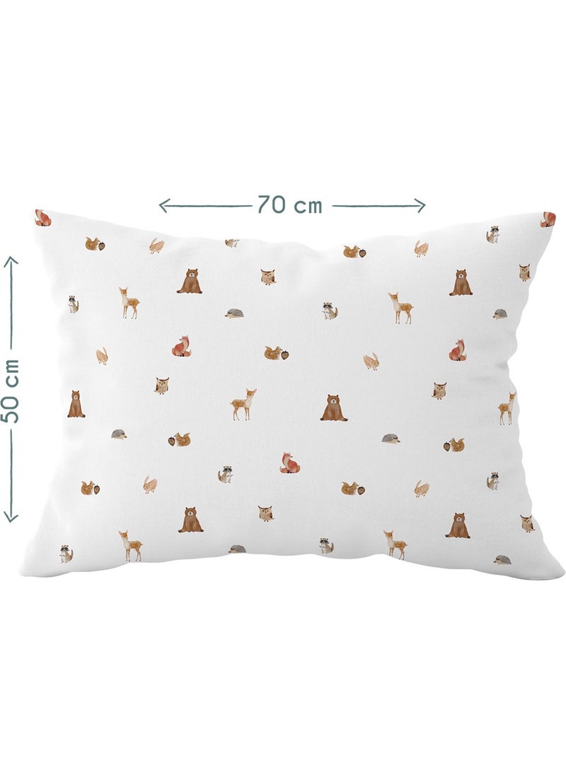 Casadora Baby Forest Amigos 100% Cotton Satin Child Pillowcase - 50 x 70 cm  - Image 1