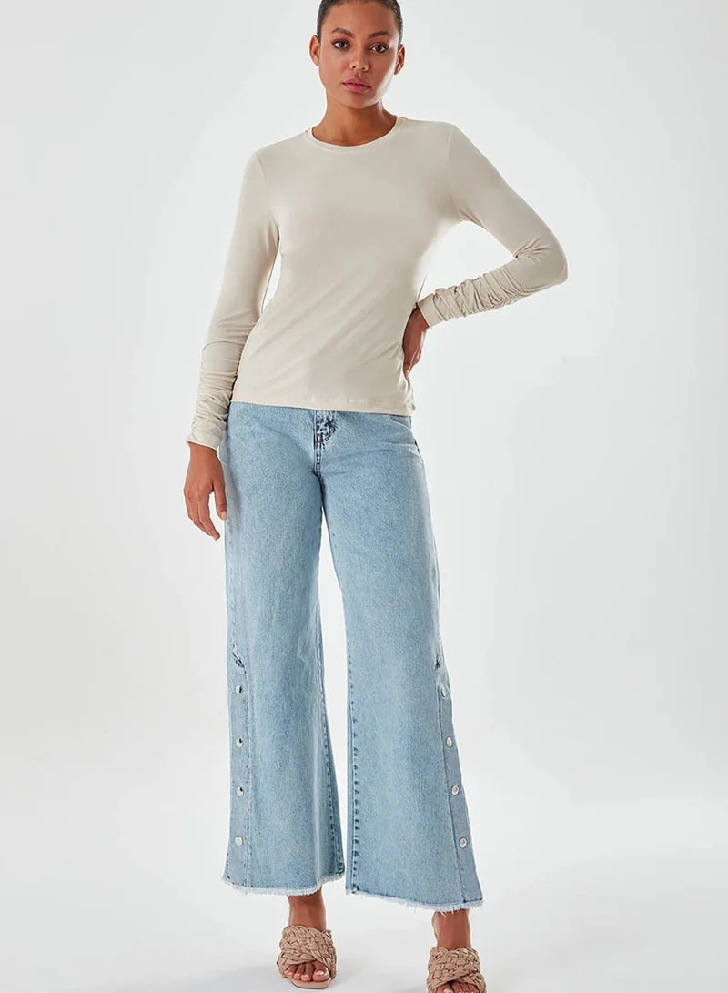 ميزال بلوزة بأكمام طويلة