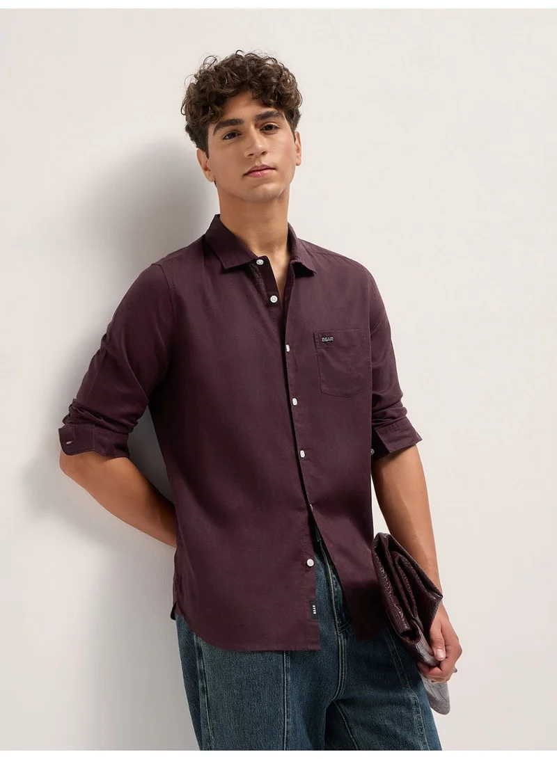 The Bear House  Men’s Long Sleeve Shirt – Classic, Comfortable and Stylish Essential for Work, Travel or Casual Outings for Men | Best Price UAE