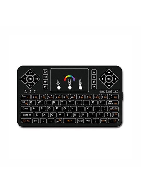Q9 Mini Wireless Bluetooth Keyboard With Mouse Touchpad Black