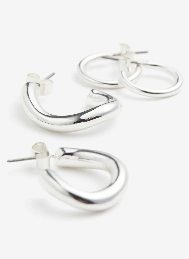 اتش اند ام 2 Pairs Hoop Earrings