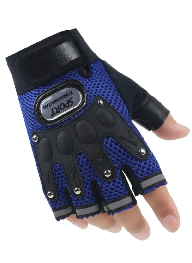 Generic Half finger gloves for gym and motorcycle riding 