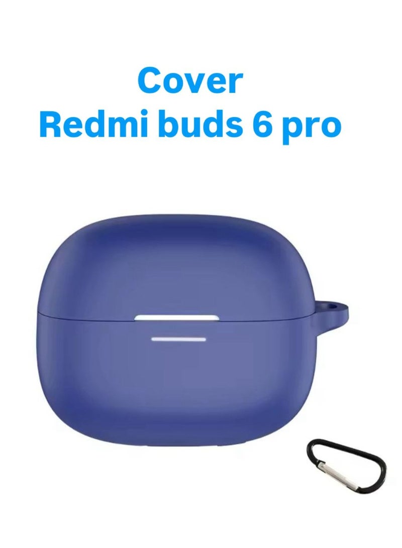 حافظة سيليكون لسماعه ريدمي بادز 6 برو - ازرق غامق - Image 1