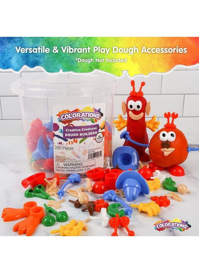 Colorations Buildme Creative Creatures Dough Builders (Includes 260 Pieces) Dough & Molding Clay Accessories For Kids Screenfree Play Time Builds Animals & Characters  - Image 3