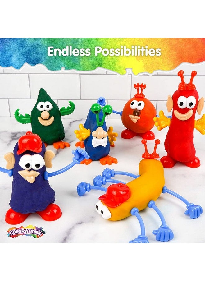 Colorations Buildme Creative Creatures Dough Builders (Includes 260 Pieces) Dough & Molding Clay Accessories For Kids Screenfree Play Time Builds Animals & Characters  - Image 5