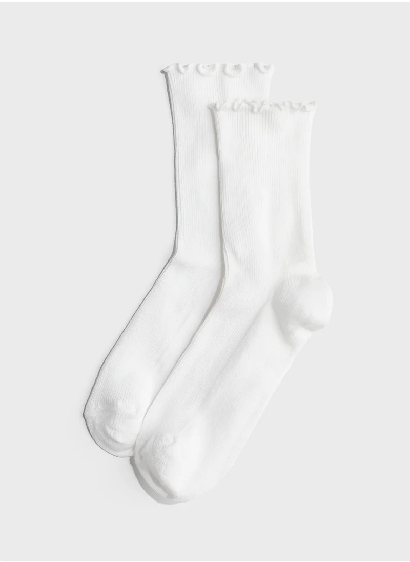 H&M 5-Pack Rib-Knit Socks