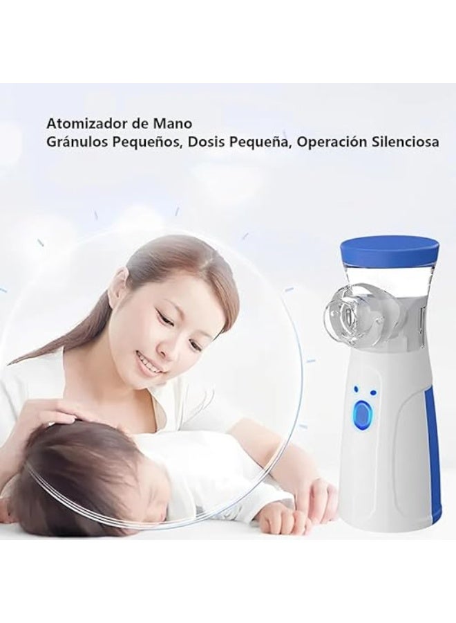 Cold Mist Steam Inhaler - Mini Portable Ultrasonic Quiet Nebulizer Kit Ideal for Travel and Home Use - Image 2