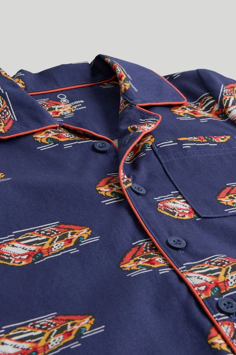 مذركير بيجامة منسوجة بسيارة سباق